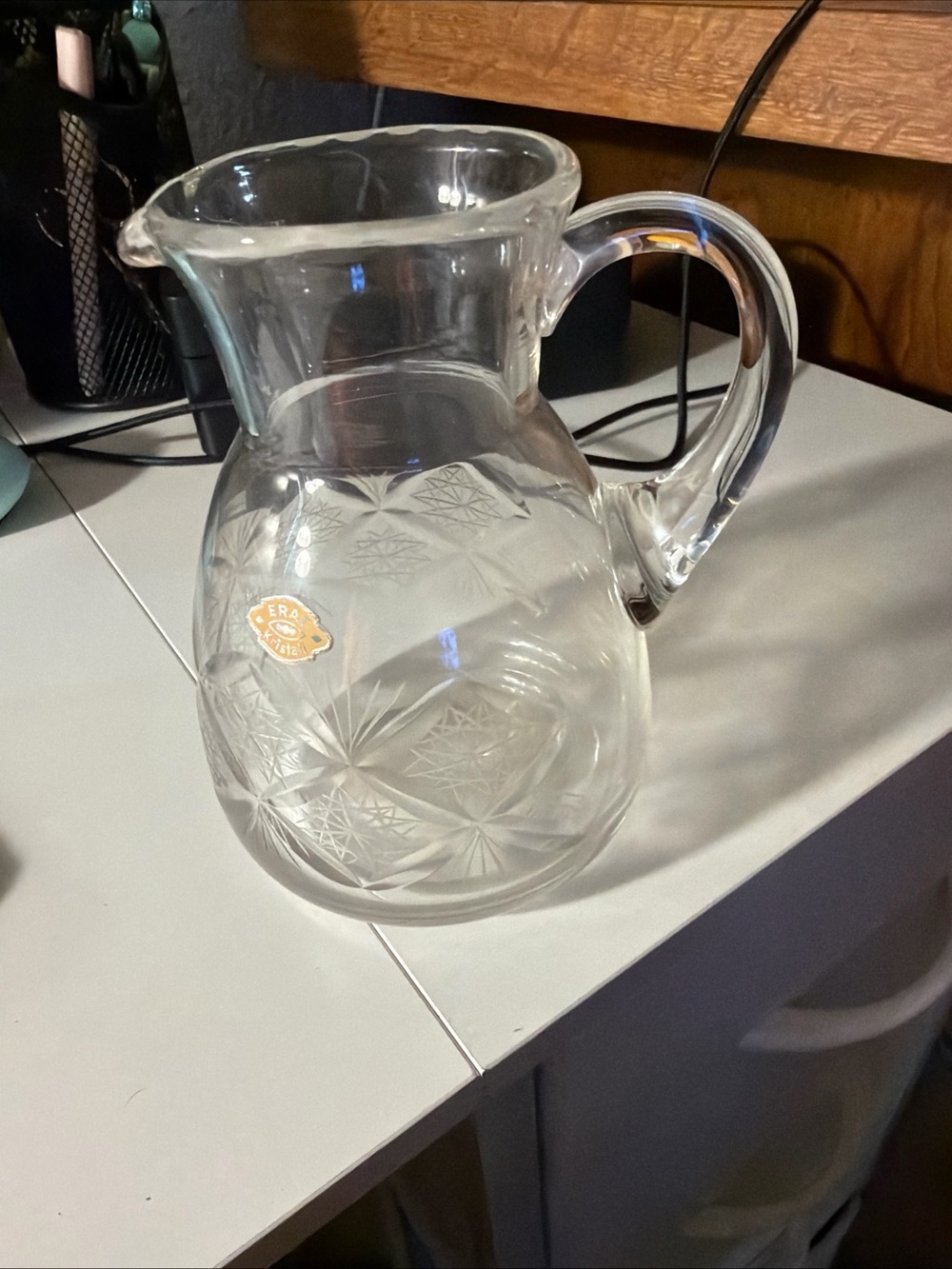 Crystal pitcher